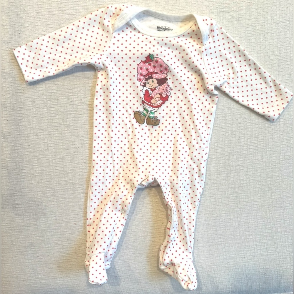 Adorable Strawberry shortacake onesie